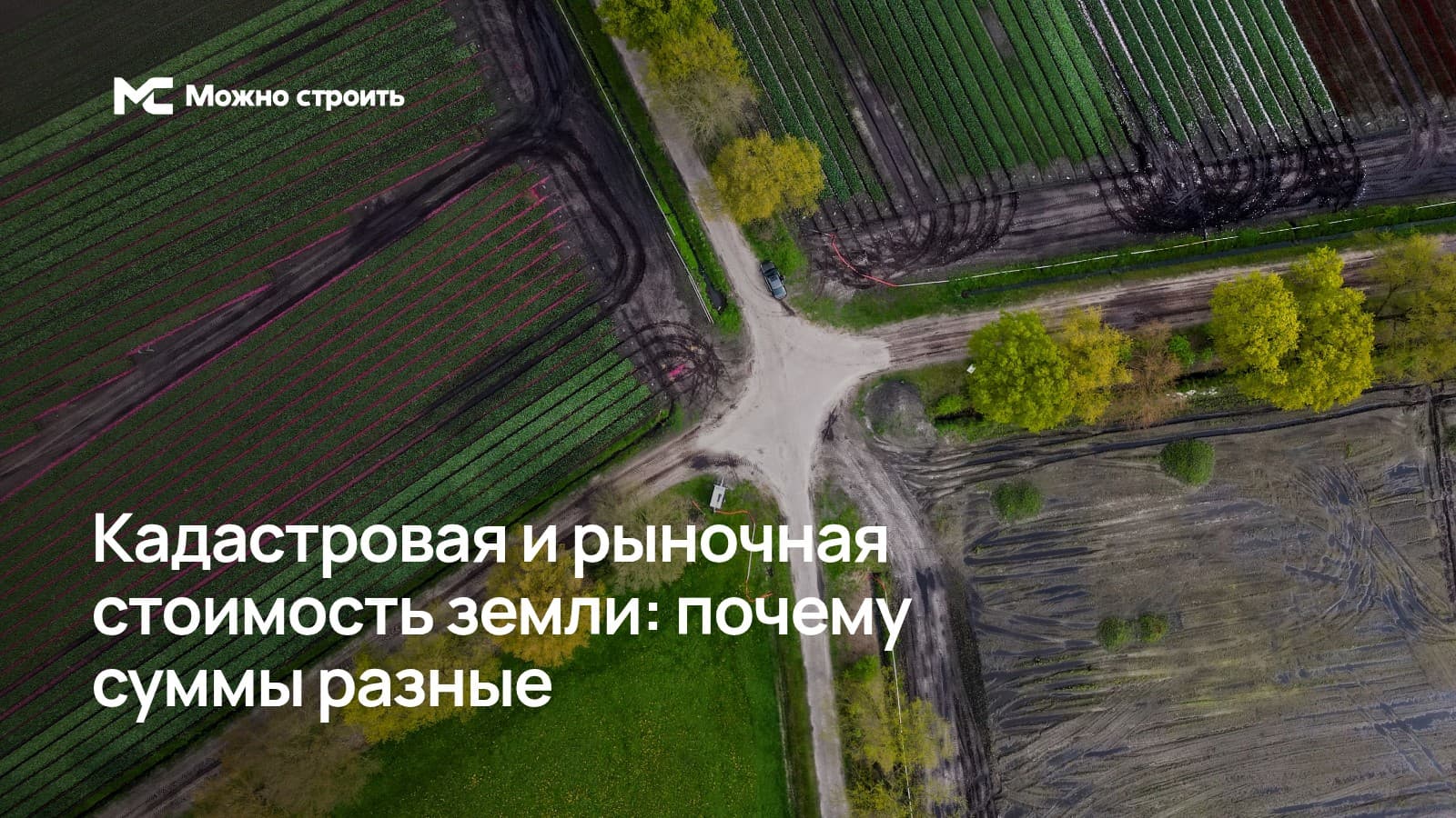 Фотографическая иллюстрация к статье: кадастровая и рыночная стоимость земли